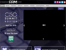 Tablet Screenshot of cisobostonsummit.com